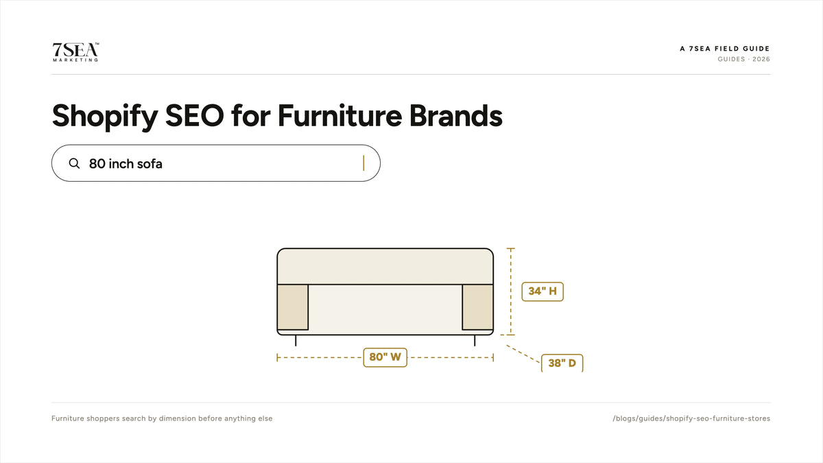 Shopify SEO guide for furniture and home decor stores