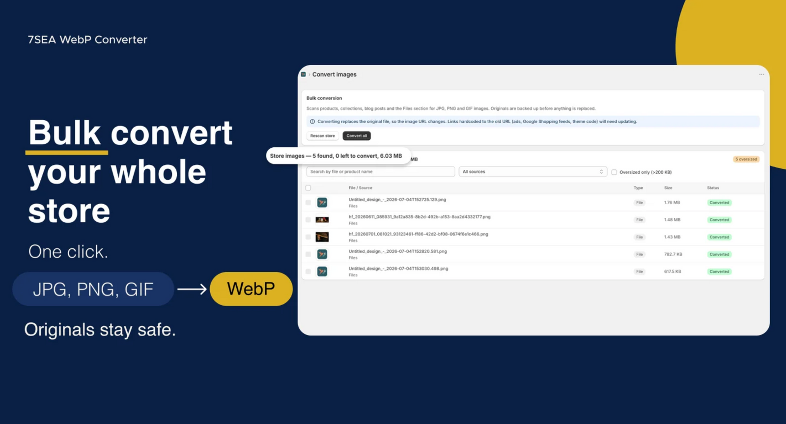 7SEA WebP Converter