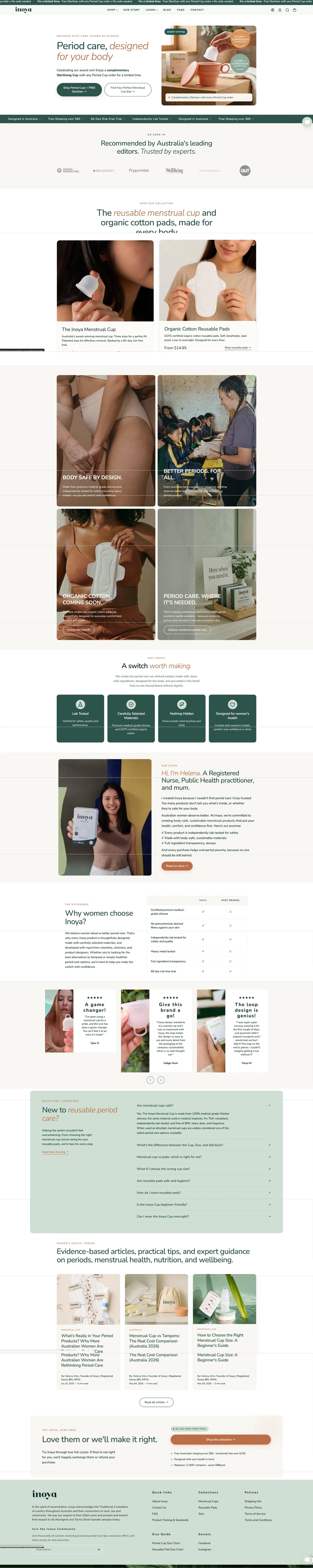 New homepage, desktop